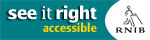 RNIB See it Right Accessible Website Logo